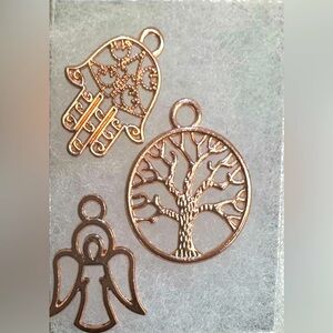 Elegant Copper Charms Set